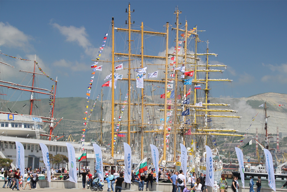 Tall Ships in Novorossiysk port