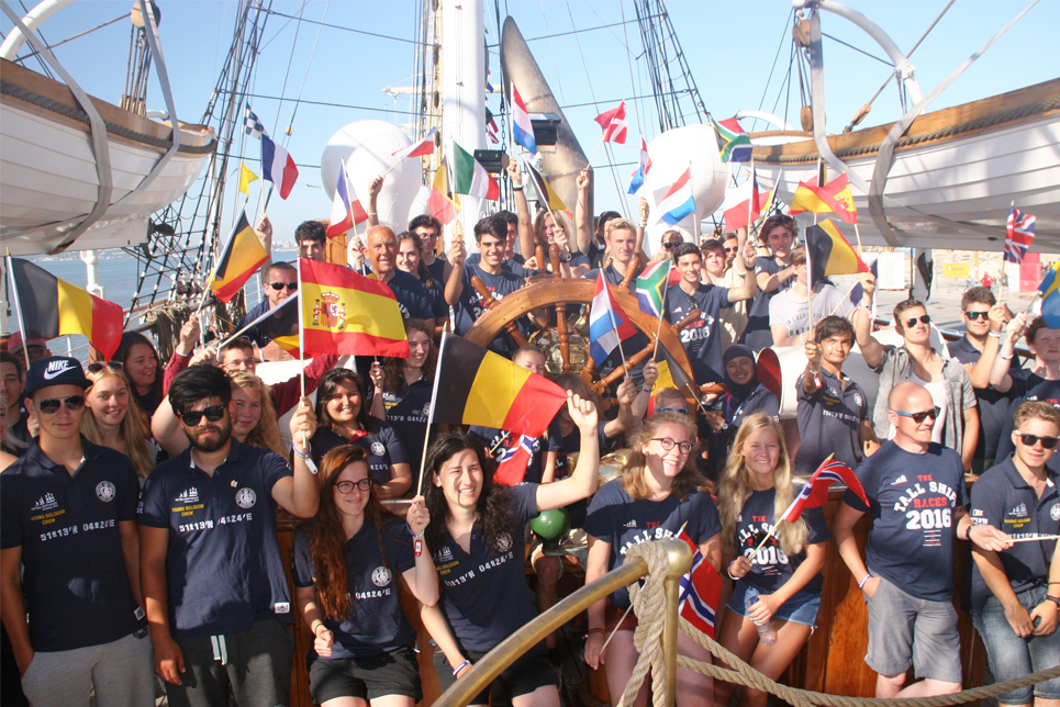 tall-ships-races-2016-Trainees-on-Statsraad-Lehmkuhl