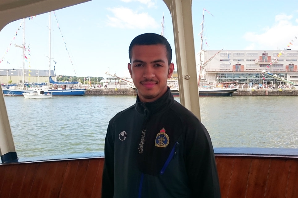 Mohsin Nasser Said Al Farsi, Royal Navy of Oman trainee