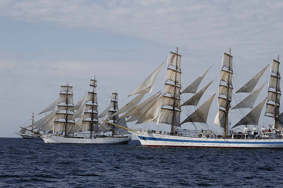 The Race Start of the final leg of the Tall Ships Races 2017.